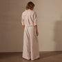Lightweight Matte Satin Wide Leg Pant in Zephyr | James Perse Los Angeles