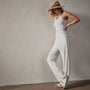 Fluid Lightweight Trouser in White | James Perse Los Angeles 