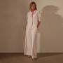 Lightweight Matte Satin Fluid Shirt in Zephyr | James Perse Los Angeles