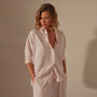 Lightweight Matte Satin Fluid Shirt in Zephyr | James Perse Los Angeles