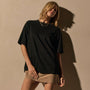 Heavy Luxe Jersey Oversized Tee in Black | James Perse Los Angeles