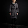 Down Duvet Coat in Black | James Perse Los Angeles