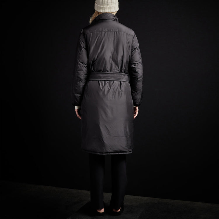 Down Duvet Coat in Black | James Perse Los Angeles
