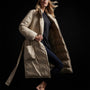 Down Duvet Coat in Sand | James Perse Los Angeles
