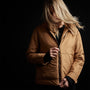 Insulated Zip Front Hoody in Copper | James Perse Los Angeles