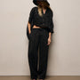 Linen Pant in Black | James Perse Los Angeles