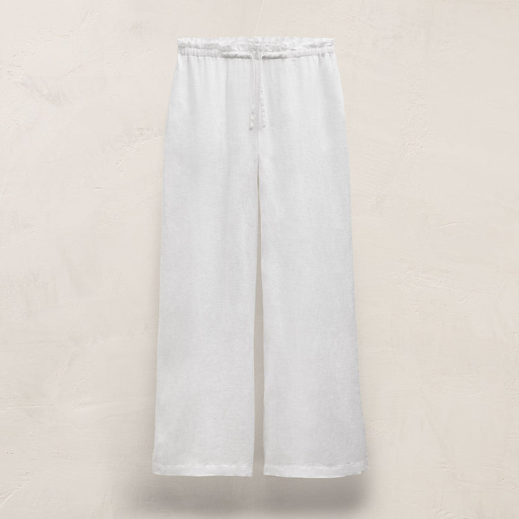 Linen Pant in White | James Perse Los Angeles