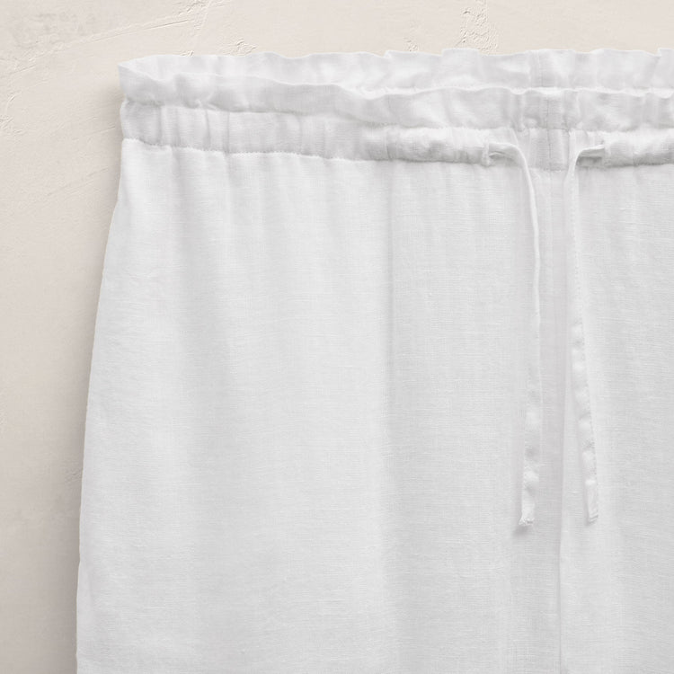Linen Pant in White | James Perse Los Angeles