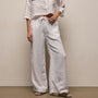 Linen Pant in White | James Perse Los Angeles