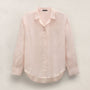 Linen Oversized Shirt in Light Rose Quartz | James Perse Los Angeles