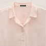 Linen Oversized Shirt in Light Rose Quartz | James Perse Los Angeles