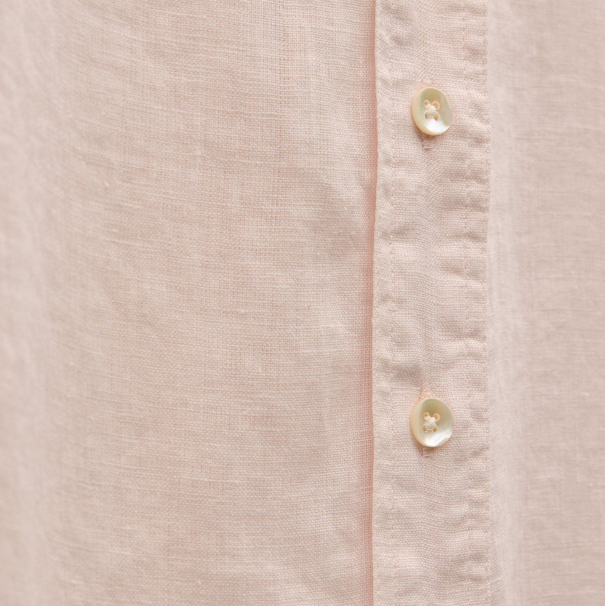 Linen Oversized Shirt in Light Rose Quartz | James Perse Los Angeles