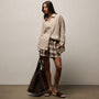 Linen Oversized Shirt in Stone | James Perse Los Angeles