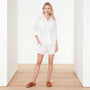 Casual Linen Shirt In White | James Perse Los Angeles