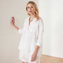Casual Linen Shirt In White | James Perse Los Angeles