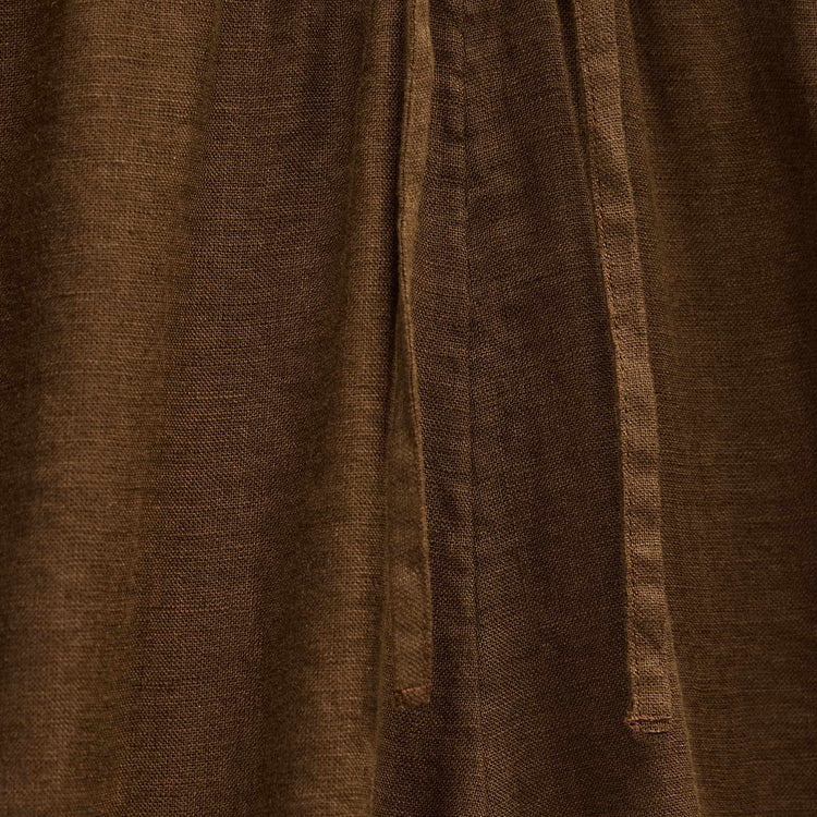 Linen Short in Cocoa | James Perse Los Angeles