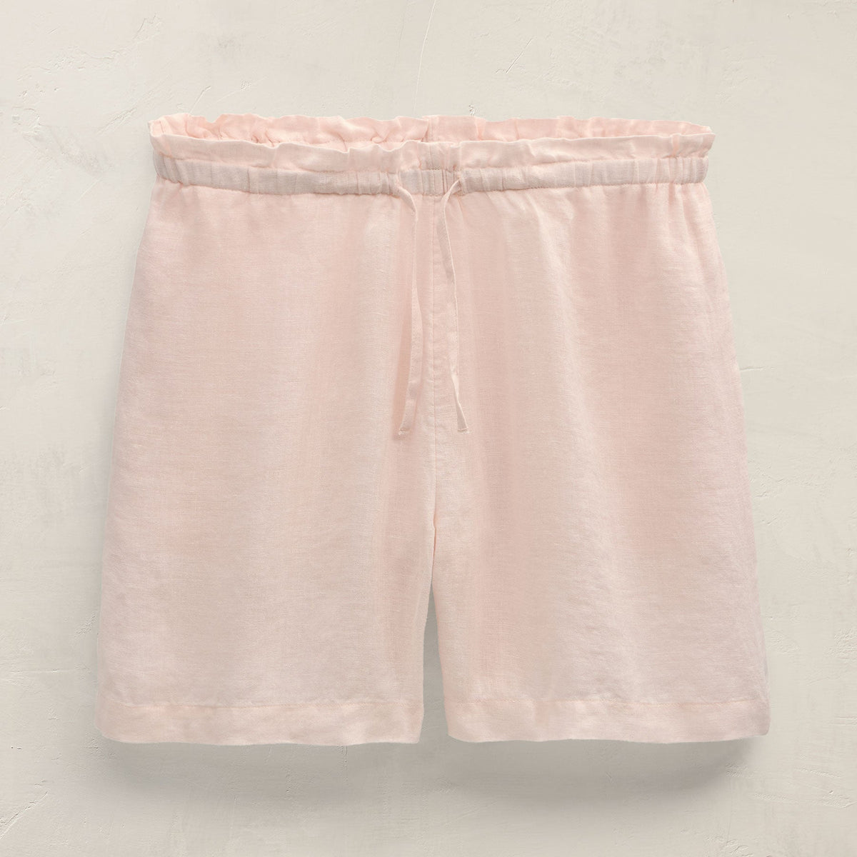 Linen Short in Light Rose Quartz | James Perse Los Angeles