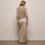 Linen Skirt in Stone | James Perse Los Angeles