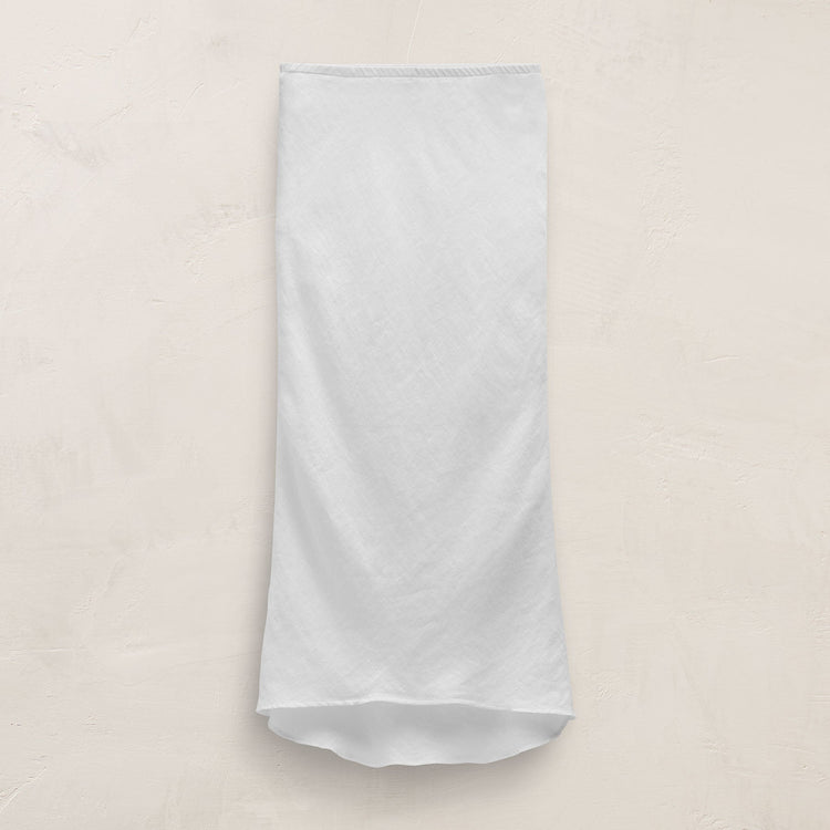 Linen Skirt in White | James Perse Los Angeles