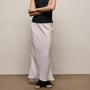 Linen Skirt in White | James Perse Los Angeles