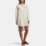Linen Military Shirt Dress In Calico | James Perse Los Angeles