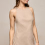 Linen Halter Maxi Dress in Stone | James Perse Los Angeles