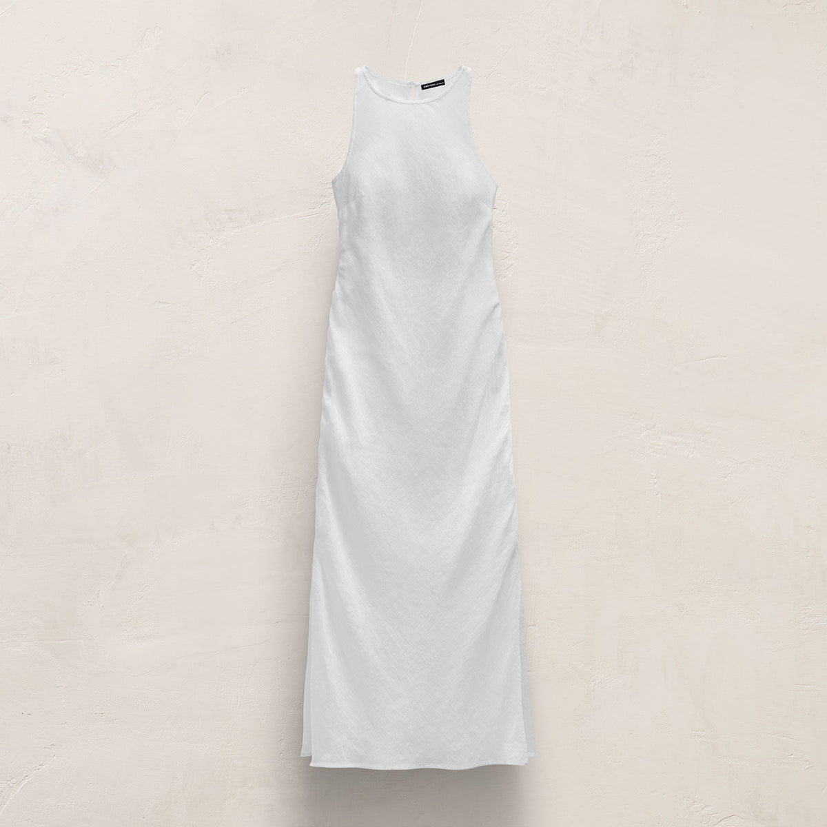 Linen Halter Maxi Dress in White | James Perse Los Angeles