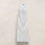 Linen Halter Maxi Dress in White | James Perse Los Angeles
