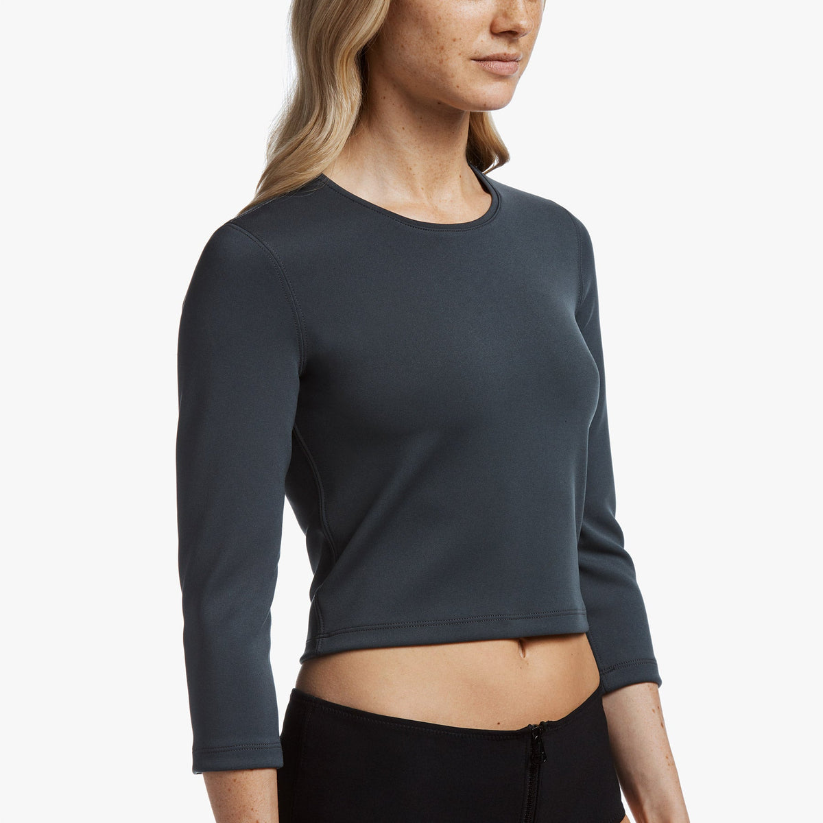 Y/OSEMITE Scuba Tee In Grey | James Perse Los Angeles
