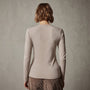 Stretch Lotus Deep V Tee in Nude | James Perse Los Angeles
