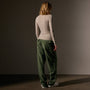 Stretch Lotus Deep V Tee  in Tan | James Perse Los Angeles