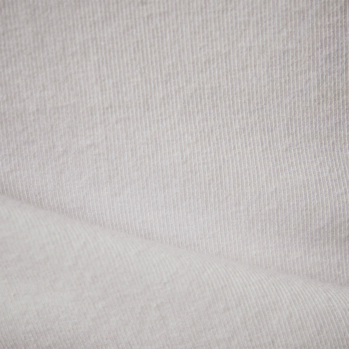 Stretch Rib Funnel Neck Long Sleeve Top in White | James Perse Los Angeles