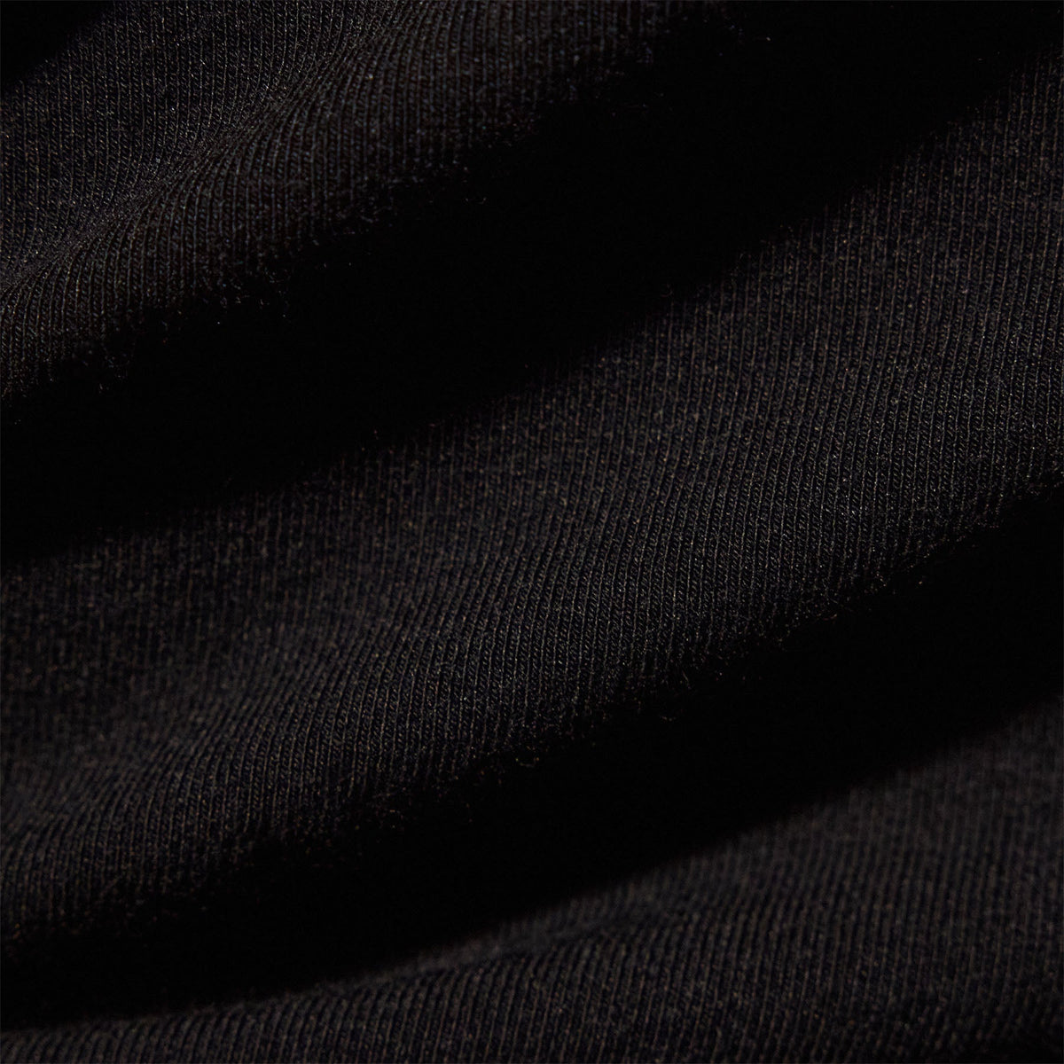 Lotus Sretch Rib Short Sleeve Sport Tee in Black | James Perse Los Angeles