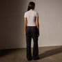 Lotus Sretch Rib Short Sleeve Sport Tee in Salt | James Perse Los Angeles
