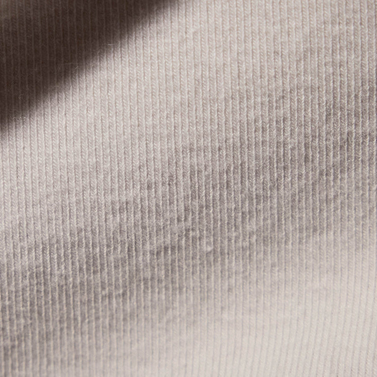 Lotus Sretch Rib Short Sleeve Sport Tee in White | James Perse Los Angeles