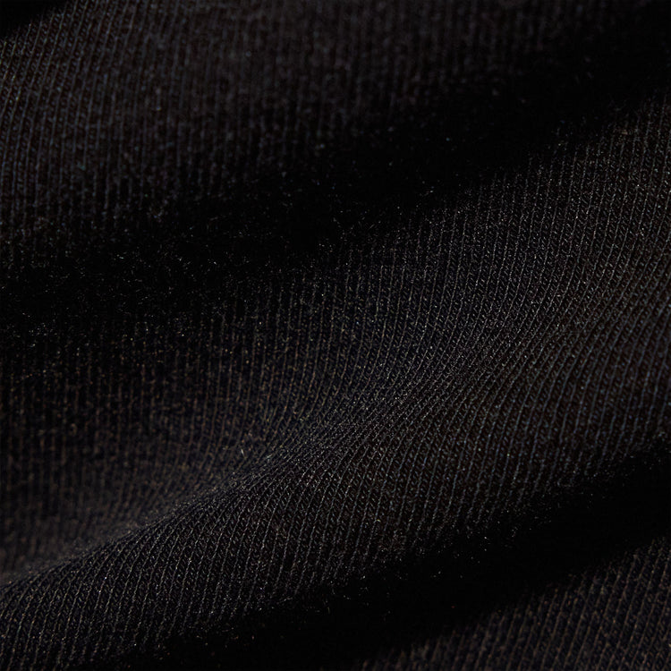 Stretch Lotus Mock Neck Dress in Black | James Perse Los Angeles