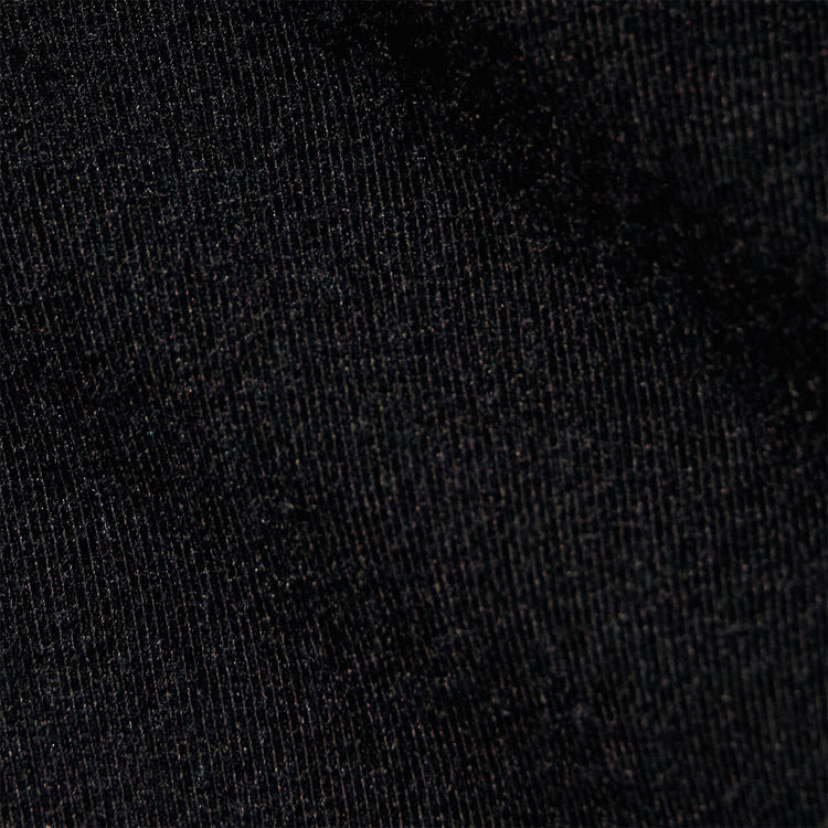 Stretch Lotus Deep V Dress  in Black | James Perse Los Angeles
