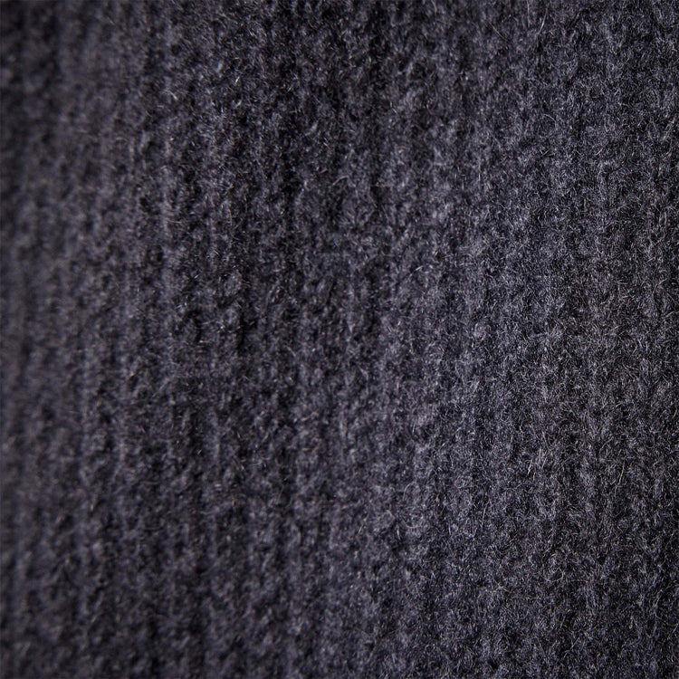 Rib Shawl Open Cardigan in Black | James Perse Los Angeles