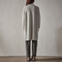 Rib Shawl Open Cardigan in Mist | James Perse Los Angeles