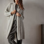 Rib Shawl Open Cardigan in Mist | James Perse Los Angeles