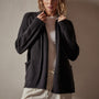 Cashmere Shawl Collar Relaxed Cardigan in Black | James Perse Los Angeles
