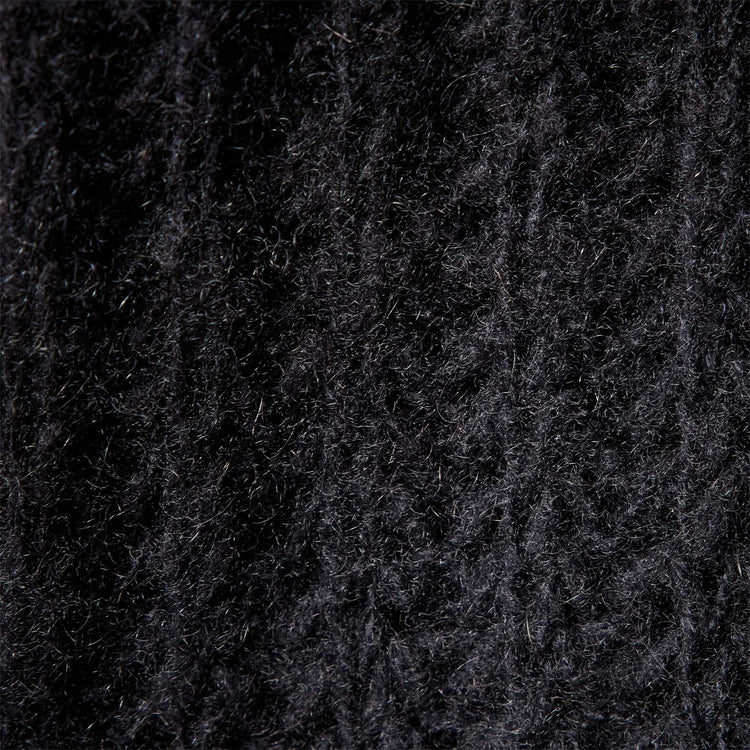Textured Cashmere Knit Cardigan in Black | James Perse Los Angeles