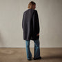 Textured Cashmere Knit Cardigan in Black | James Perse Los Angeles