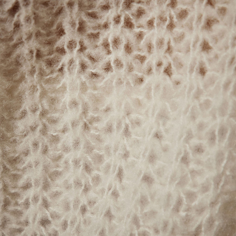 Textured Cashmere Knit Cardigan in Ivory | James Perse Los Angeles