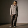 Cashmere Chunky Waffle Cardigan in Hazel | James Perse Los Angeles
