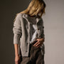Cashmere Chunky Waffle Cardigan in Hazel | James Perse Los Angeles