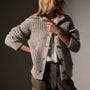 Cashmere Chunky Waffle Cardigan in Hazel | James Perse Los Angeles