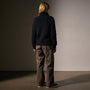 Cashmere Chunky Waffle Cardigan in True Black | James Perse Los Angeles