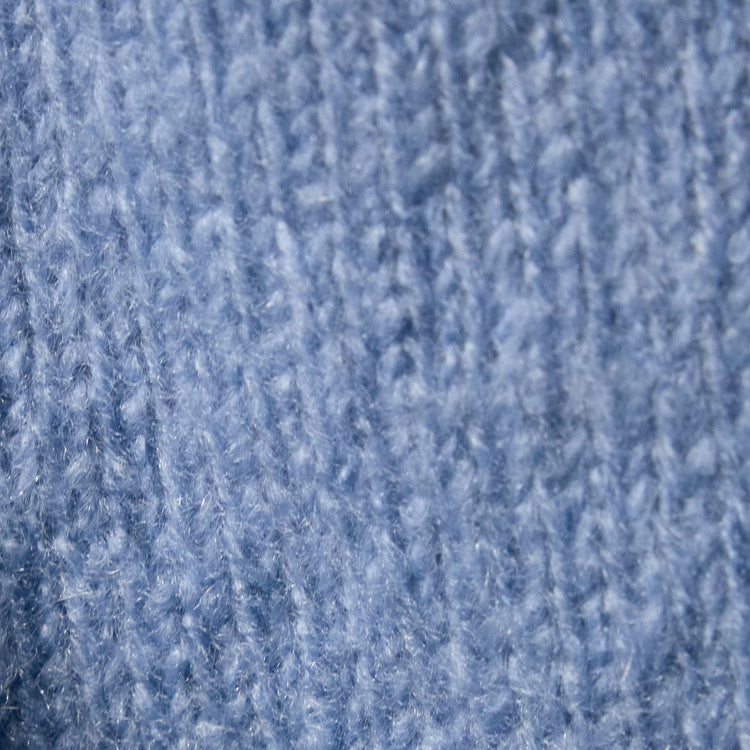 Cashmere Saddle Shoulder Crew Neck  in Azure | James Perse Los Angeles