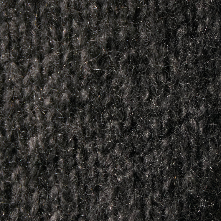 Cashmere Saddle Shoulder Crew Neck in Thunder | James Perse Los Angeles